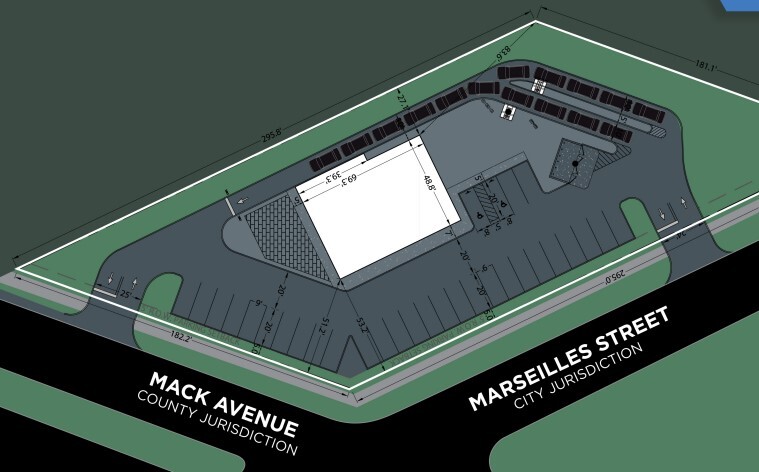 17761 Mack Ave, Detroit, MI à louer - Plan de site – Image 3 sur 7