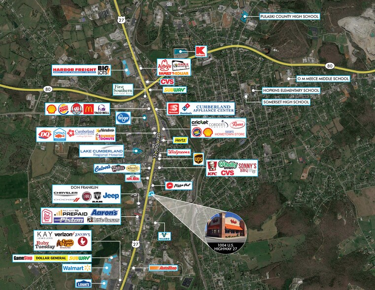 1004 S Highway 27, Somerset, KY à vendre - Aérien – Image 2 sur 2