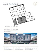 100 Crescent Ct, Dallas, TX à louer Plan d’étage– Image 1 sur 4