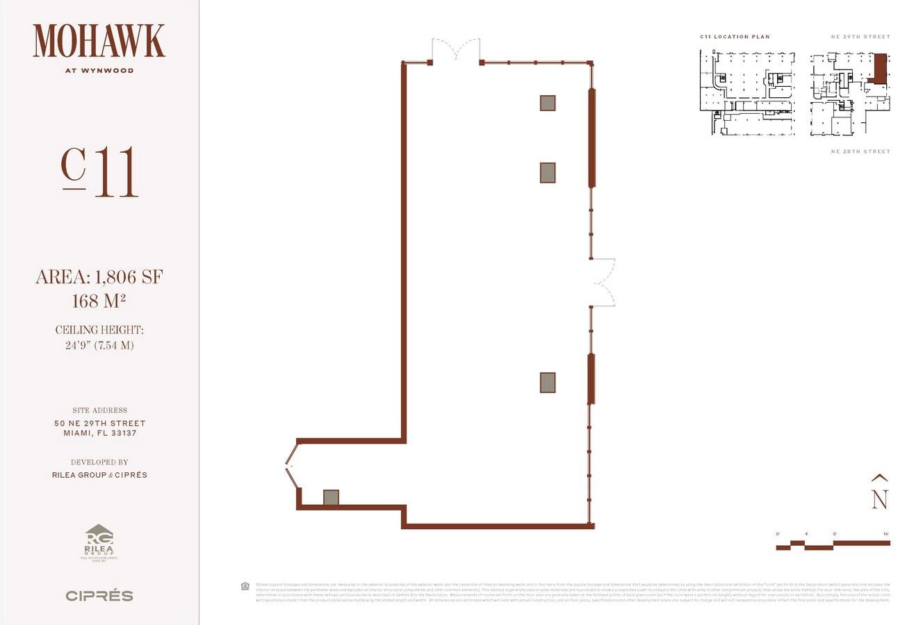 50 NE 29th St, Miami, FL 33137 - Lot C-11 -  - Plan d’étage - Image 1 of 1
