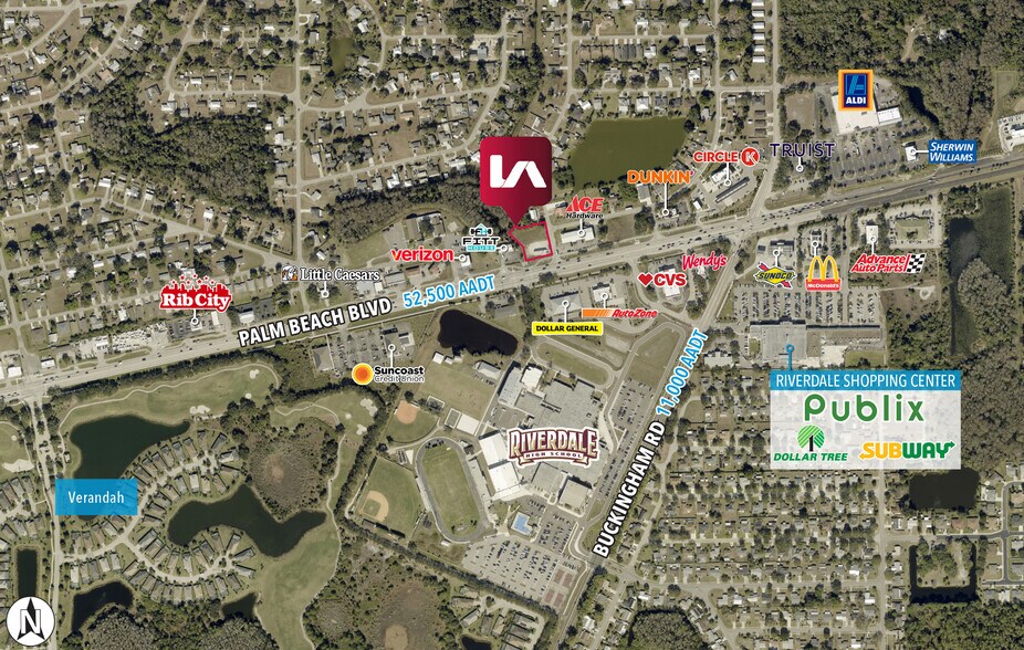 14128-14132 Palm Beach Blvd, Fort Myers, FL à louer - Aérien – Image 3 sur 3