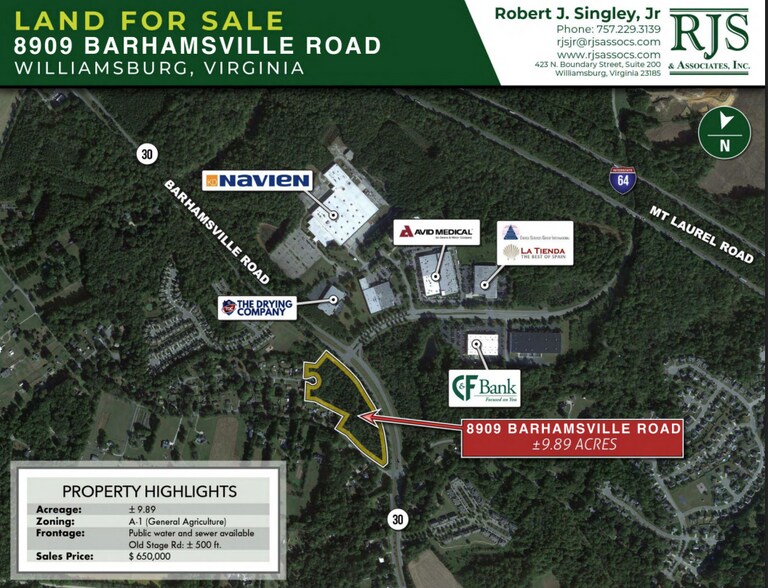 8909 Barhamsville Rd, Toano, VA à vendre - Photo de l’immeuble – Image 2 sur 5