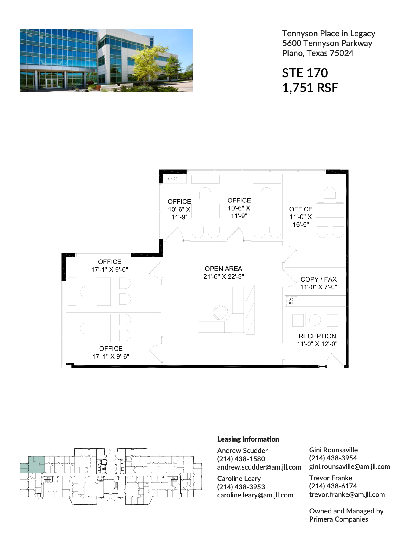 5600 Tennyson Pkwy, Plano, TX à louer Plan d’étage– Image 1 sur 1
