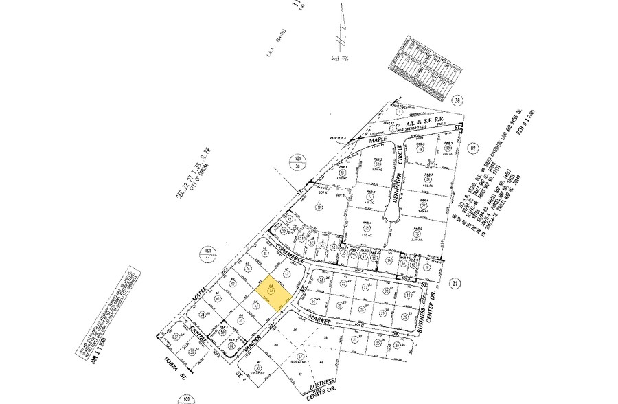 170 Vander St, Corona, CA à louer - Plan cadastral – Image 2 sur 3