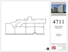 4709-4711 Golf Rd, Skokie, IL à louer Plan de site– Image 1 sur 1