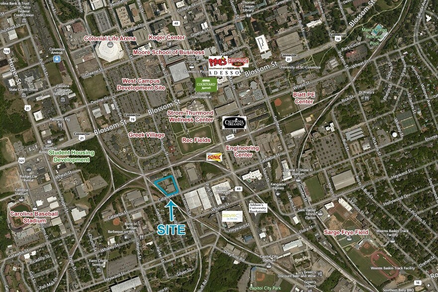 875 Catawba St, Columbia, SC à vendre - Aérien – Image 2 sur 2