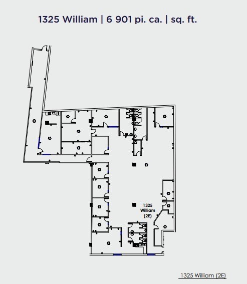 1320-1390 Rue Barré, Montréal, QC à louer Plan d’étage– Image 1 sur 1