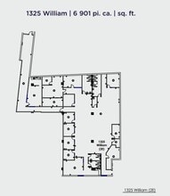 1320-1390 Rue Barré, Montréal, QC à louer Plan d’étage– Image 1 sur 1