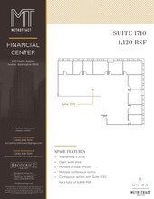 1215 4th Ave, Seattle, WA à louer Plan d’étage– Image 1 sur 1