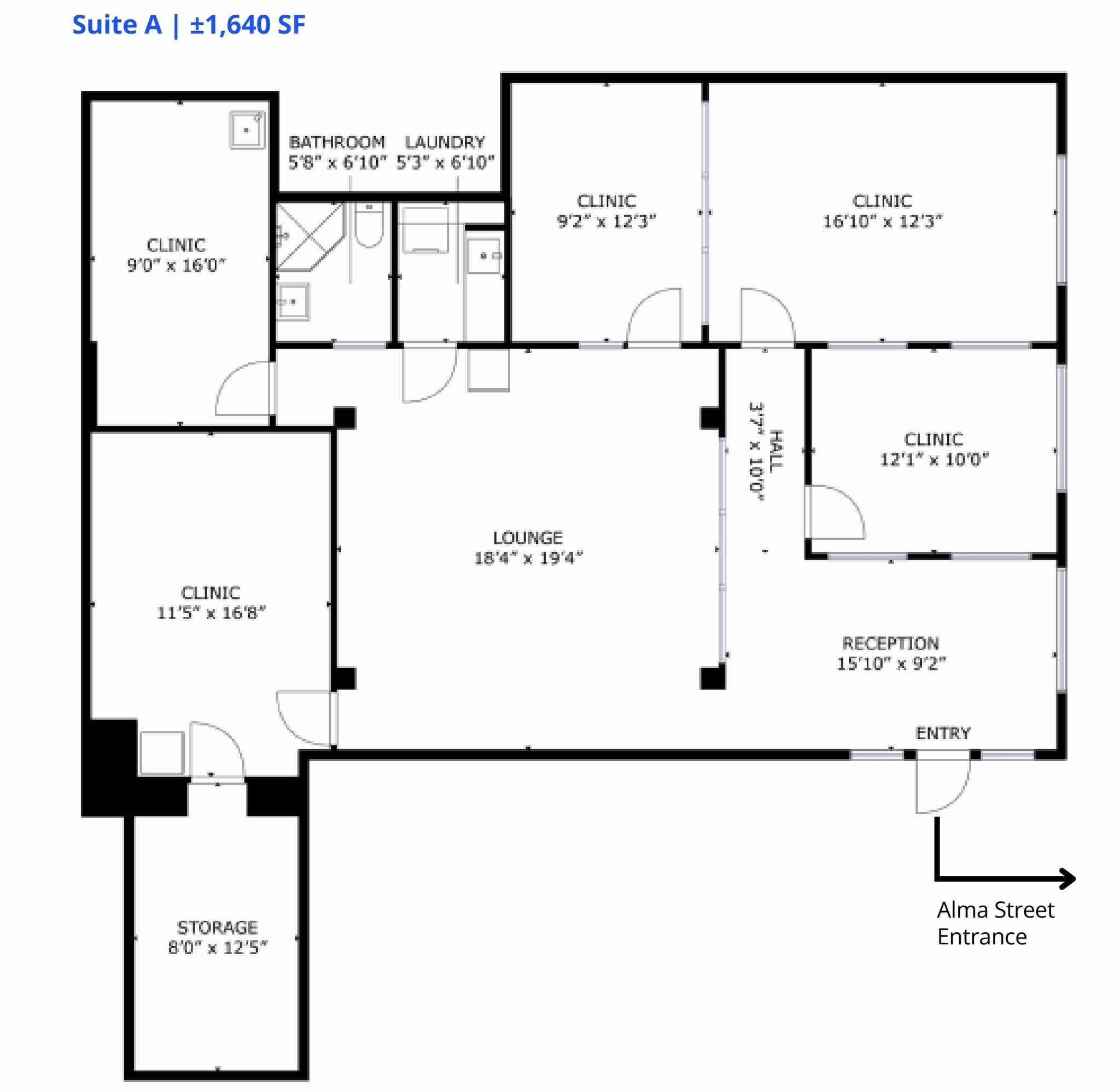 15 Alma St, Moncton, NB à louer Plan d’étage– Image 1 sur 14