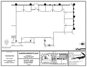 3025 S Parker Rd, Aurora, CO à louer Plan d’étage– Image 1 sur 1