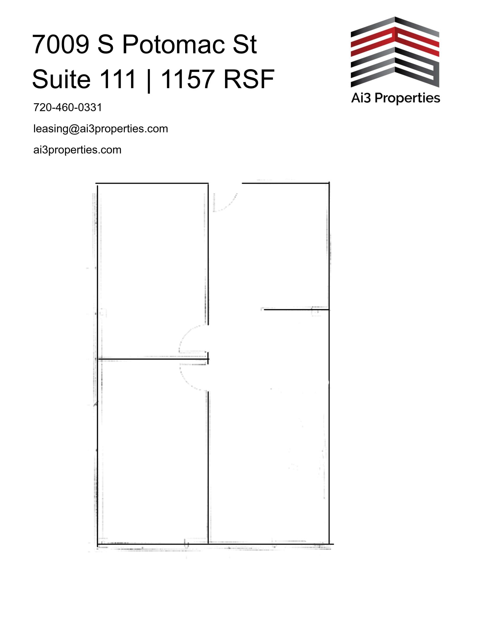 7009 S Potomac St, Centennial, CO à louer Plan de site– Image 1 sur 1