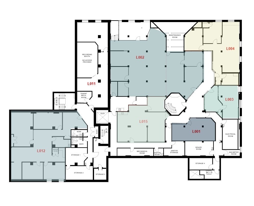 601-611 10th Ave SW, Calgary, AB à louer Plan d’étage– Image 1 sur 1