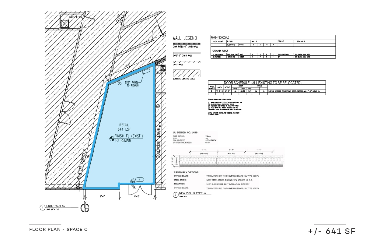 43-75 NW 23rd St, Miami, FL à louer Plan d’étage– Image 1 sur 1