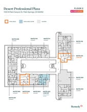1100 N Palm Canyon Dr, Palm Springs, CA à louer Plan d’étage– Image 1 sur 1