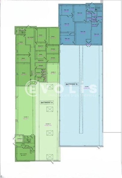 Local d’activités dans Marcq-en-Baroeul à louer - Plan d’étage – Image 3 sur 4