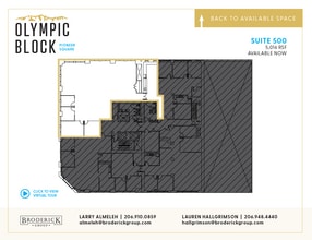 101 Yesler Way, Seattle, WA à louer Plan d’étage– Image 1 sur 1