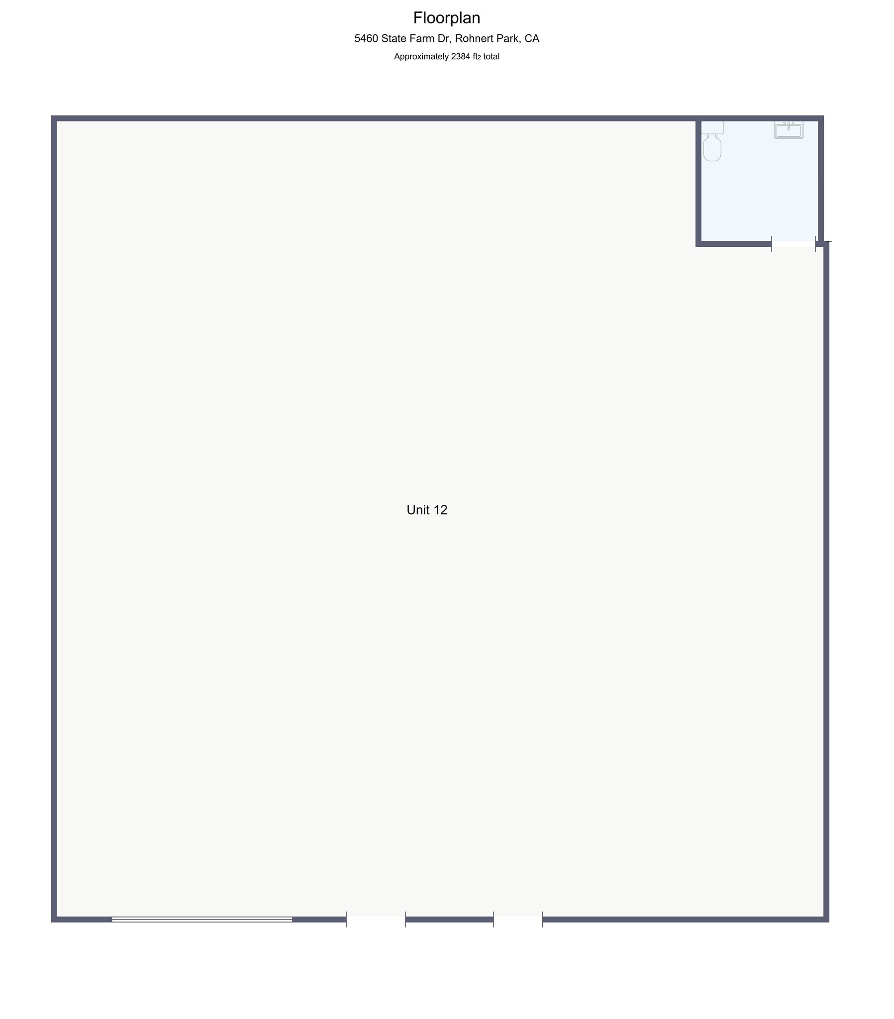 5440-5460 State Farm Dr, Rohnert Park, CA à louer Plan de site– Image 1 sur 5