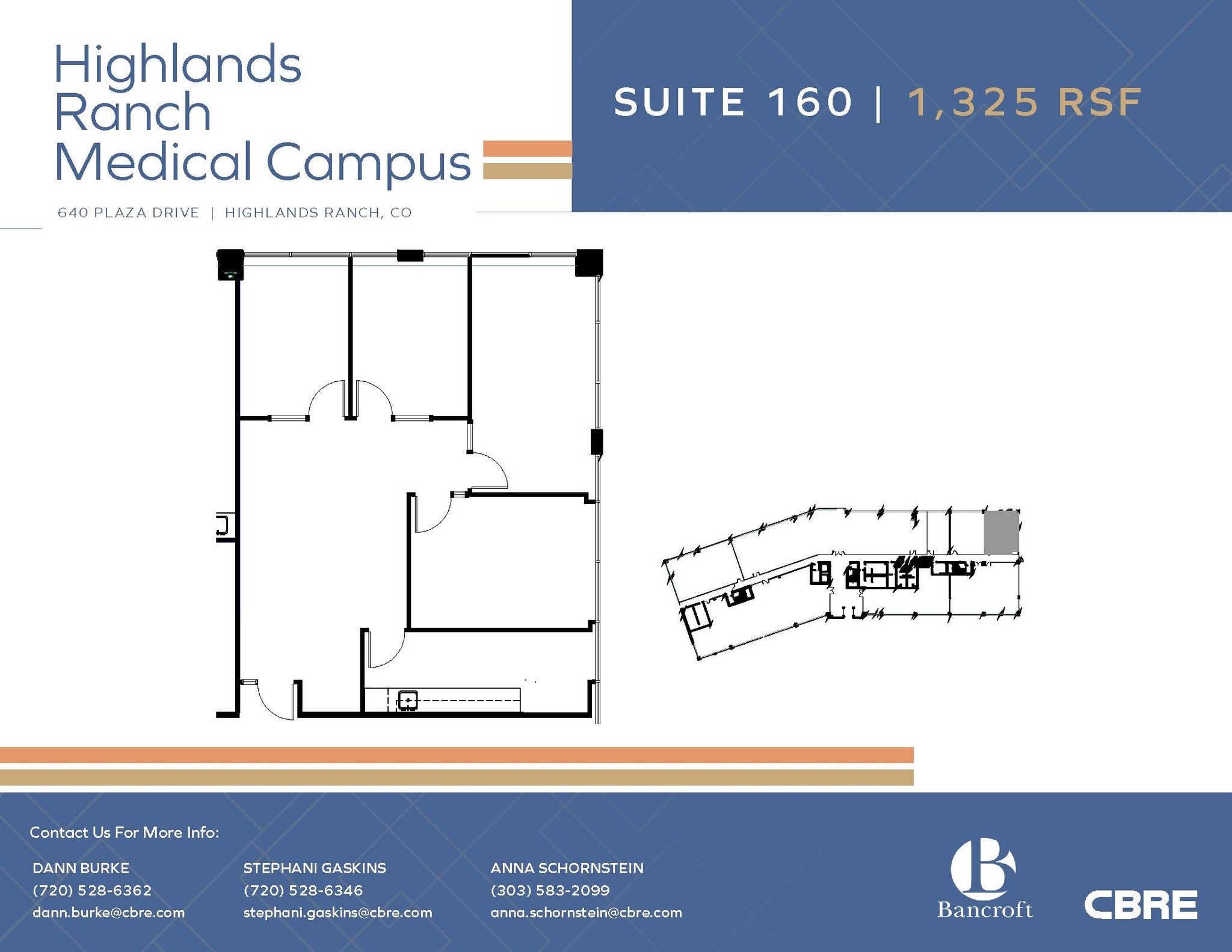 640 Plaza Dr, Highlands Ranch, CO à louer Plan d’étage– Image 1 sur 1