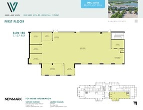 2850 Lake Vista Dr, Lewisville, TX à louer Plan d’étage– Image 1 sur 1