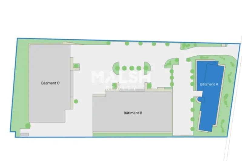 Bureau dans Saint-Priest à louer - Plan de site – Image 3 sur 4