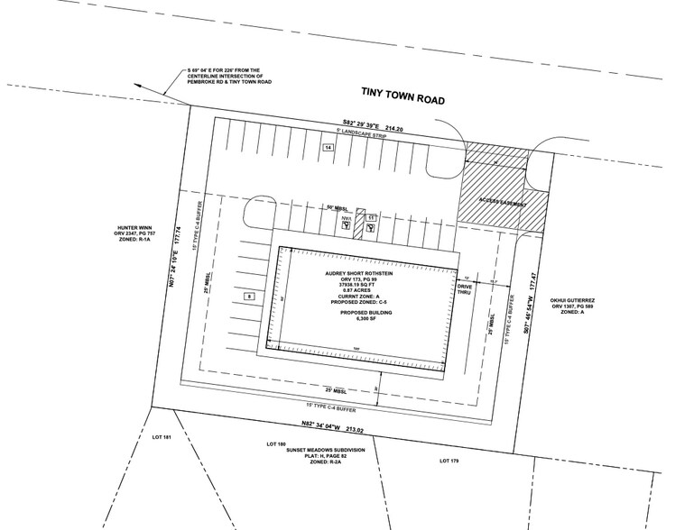 605 Tiny Town Rd, Clarksville, TN à louer - Plan de site – Image 3 sur 3