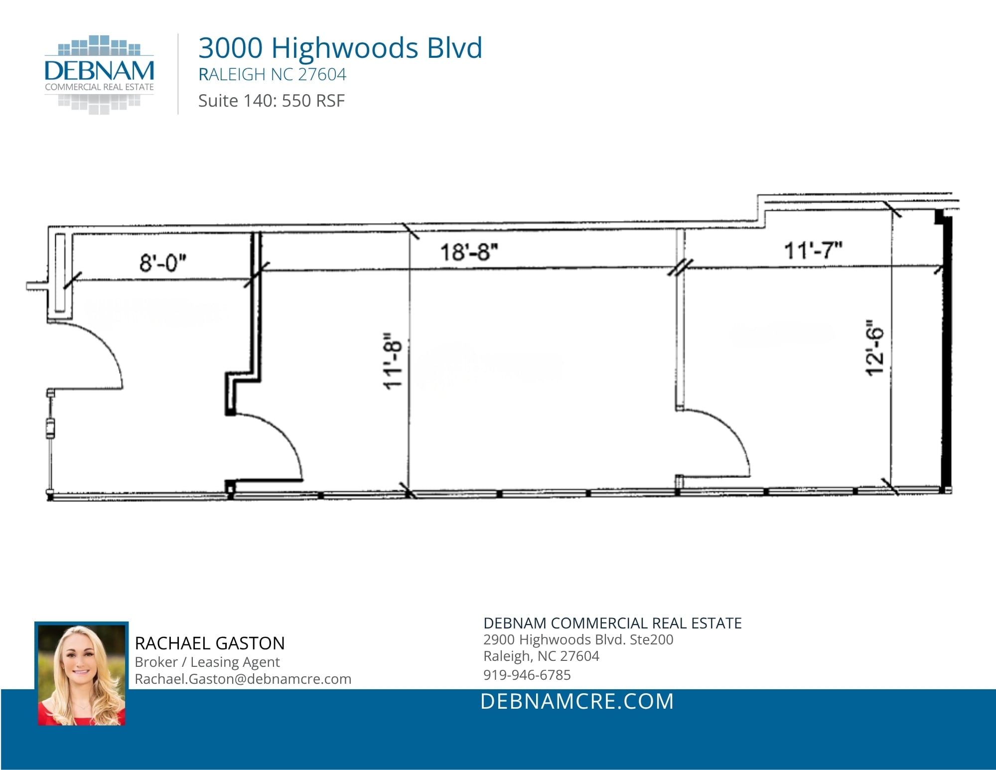 3000 Highwoods Blvd, Raleigh, NC à louer Plan d’étage– Image 1 sur 1