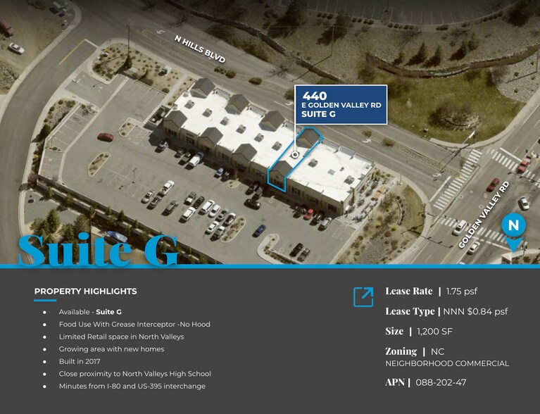 440 E Golden Valley Rd, Reno, NV à louer - Photo de l’immeuble – Image 2 sur 4