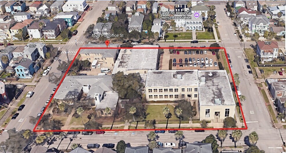 1528 Post Office St, Galveston, TX à vendre - Aérien – Image 1 sur 26