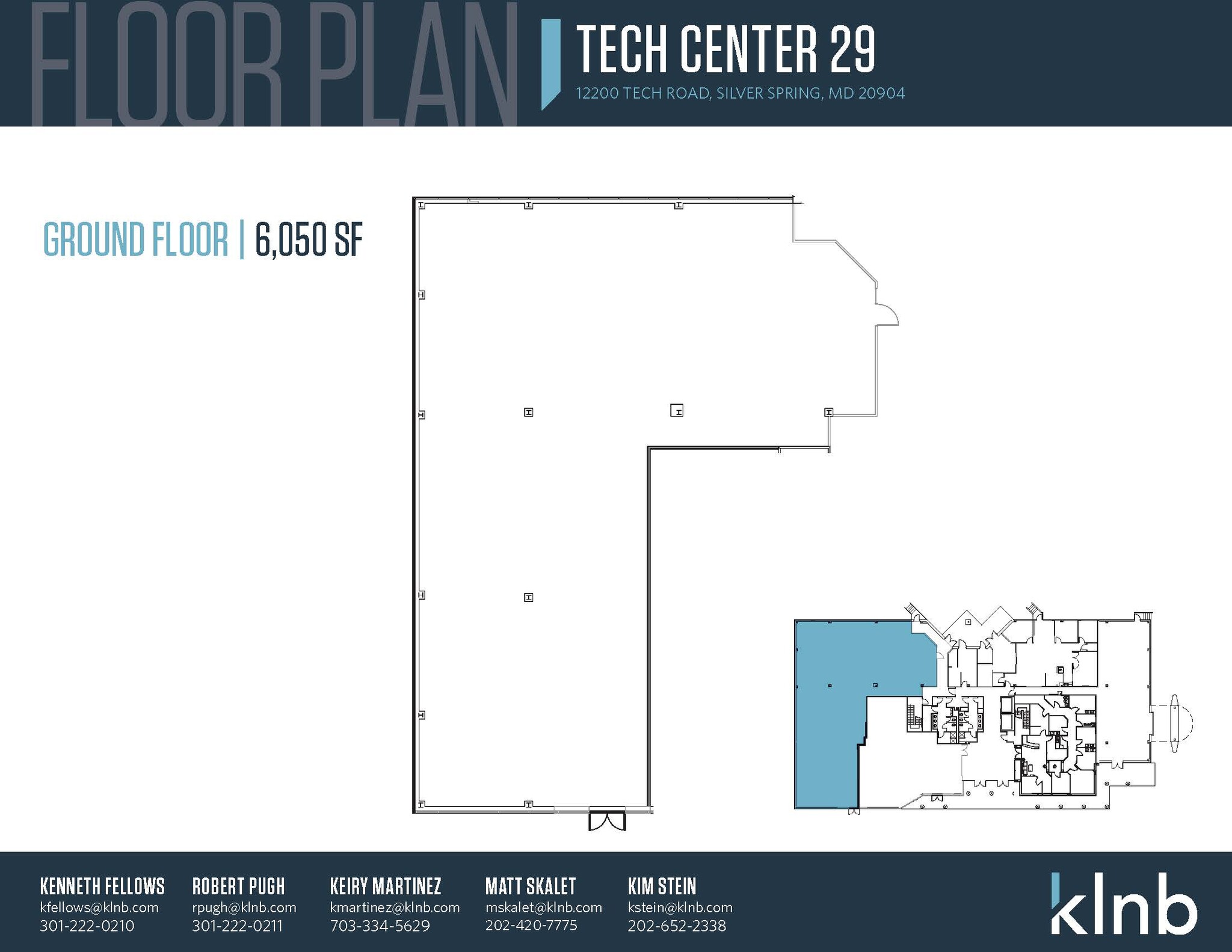 12200 Tech Rd, Silver Spring, MD à louer Plan d’étage– Image 1 sur 1