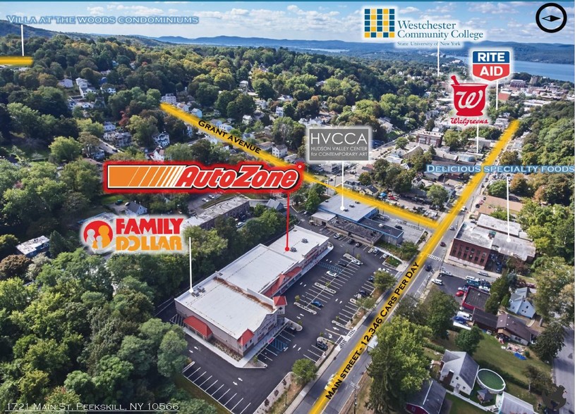 1721 Main St, Peekskill, NY à vendre - Aérien – Image 3 sur 14