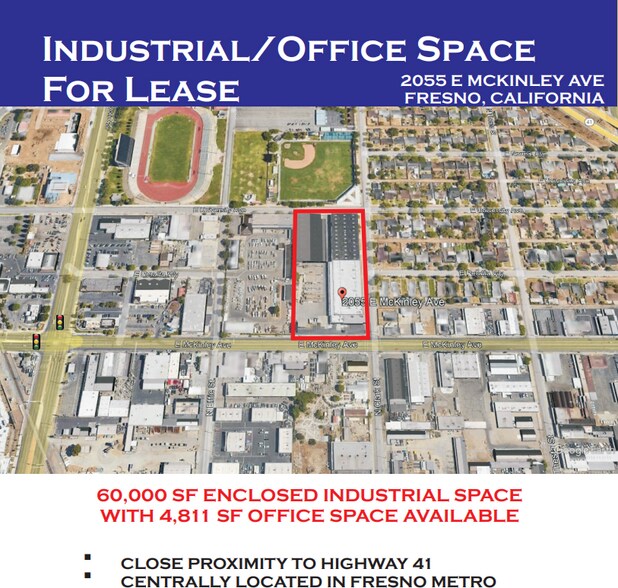 2055 E McKinley Ave, Fresno, CA à louer - Photo de l’immeuble – Image 2 sur 3