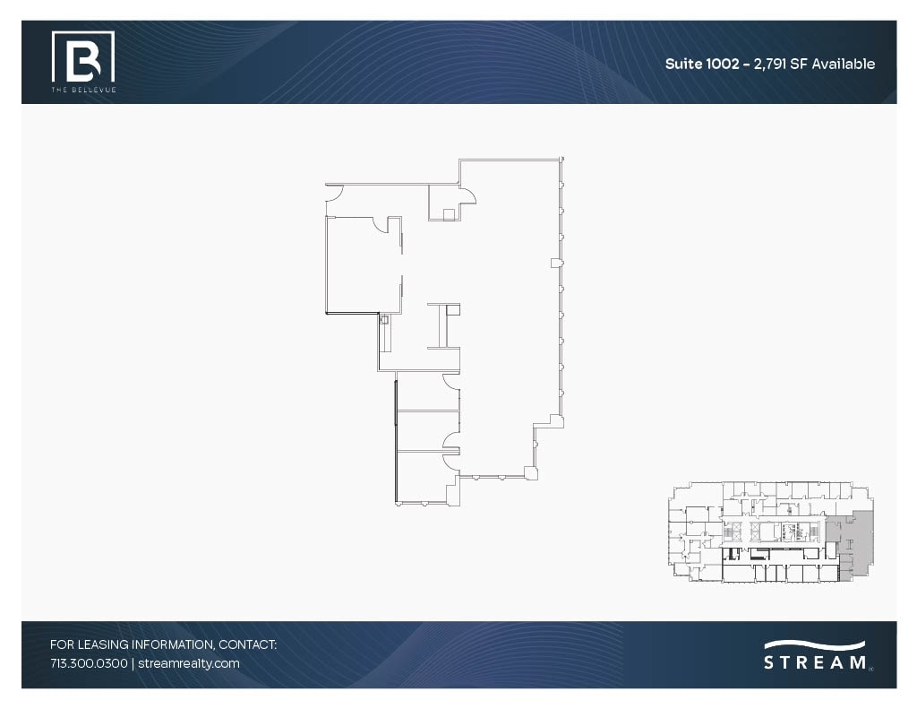 2323 S Shepherd Dr, Houston, TX à louer Plan d’étage– Image 1 sur 1