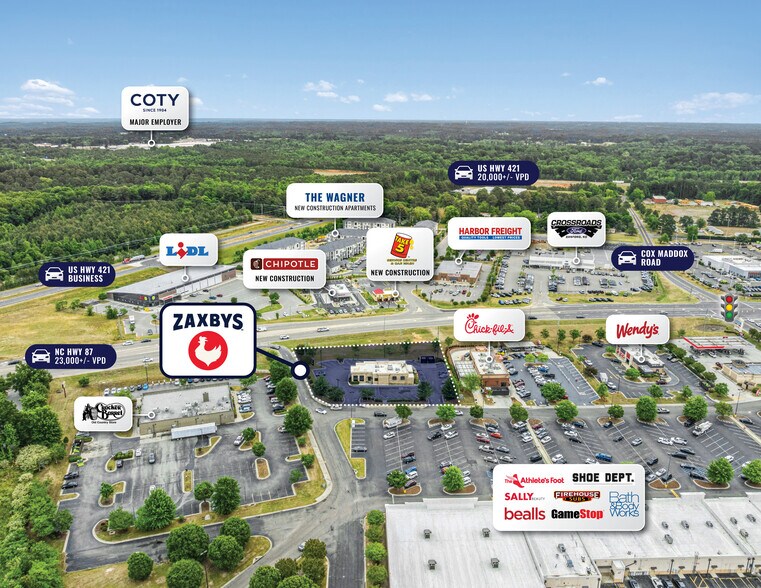 3220 NC Highway 87 S, Sanford, NC à vendre - Photo de l’immeuble – Image 2 sur 3