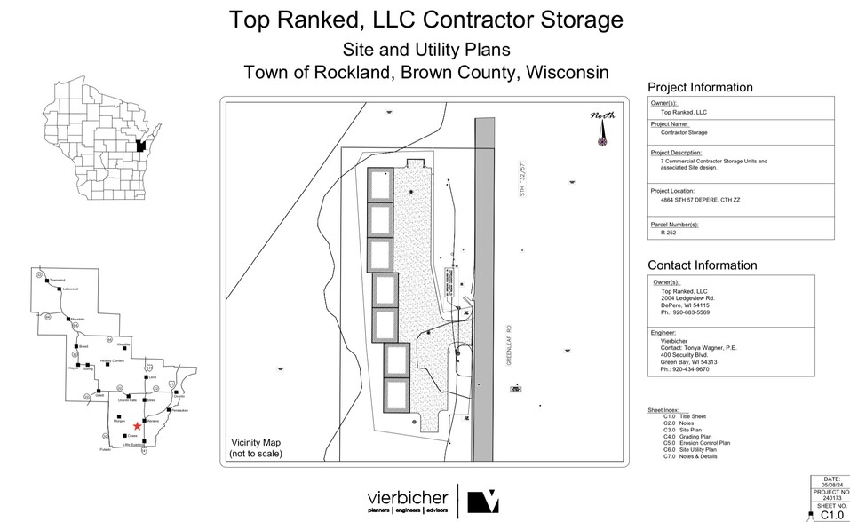 4864 WI-57 Lot A, De Pere, WI à vendre - Plan de site – Image 2 sur 5