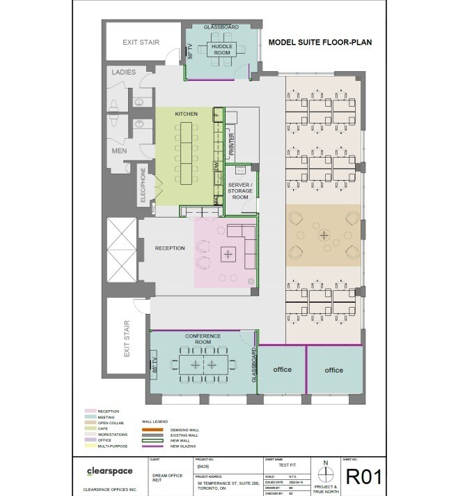 56 Temperance St, Toronto, ON à louer Plan d’étage– Image 1 sur 1