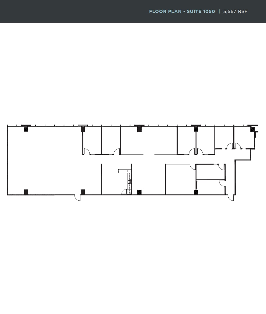 14643 N Dallas Pky, Dallas, TX à louer Plan d’étage– Image 1 sur 1