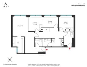 505 Laguardia Pl, New York, NY à louer Plan d’étage– Image 1 sur 2