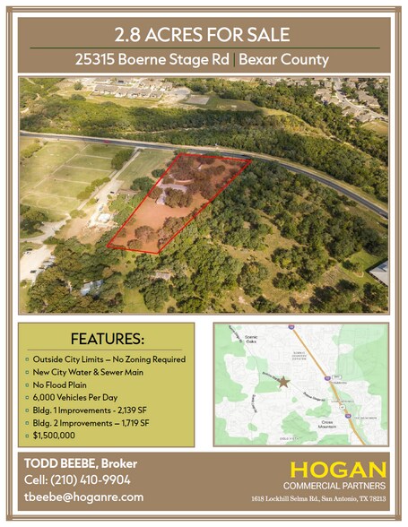 25315 Boerne Stage Rd, San Antonio, TX à vendre - Photo de l’immeuble – Image 1 sur 29