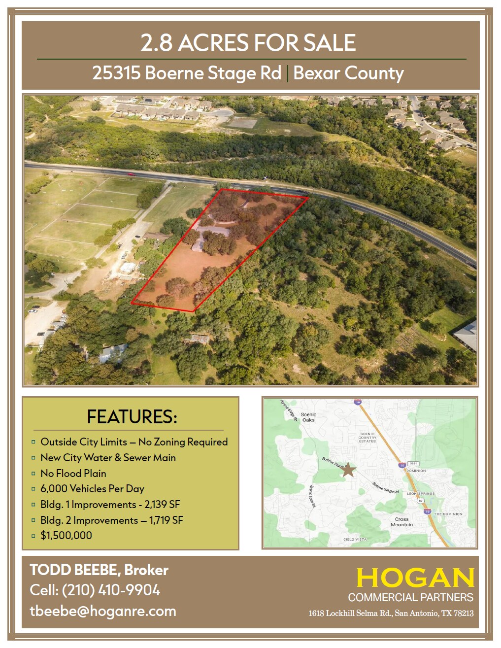 25315 Boerne Stage Rd, San Antonio, TX à vendre Photo de l’immeuble– Image 1 sur 30