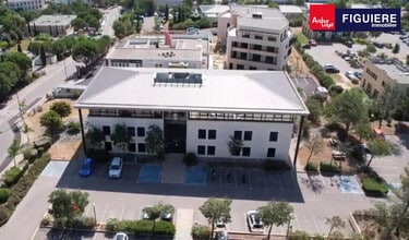 105 Rue René Descartes, Aix-en-Provence, BDR - VUE AÉRIENNE  vue de carte