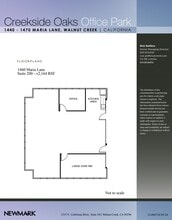 1440 Maria Ln, Walnut Creek, CA à louer Plan d’étage– Image 1 sur 1