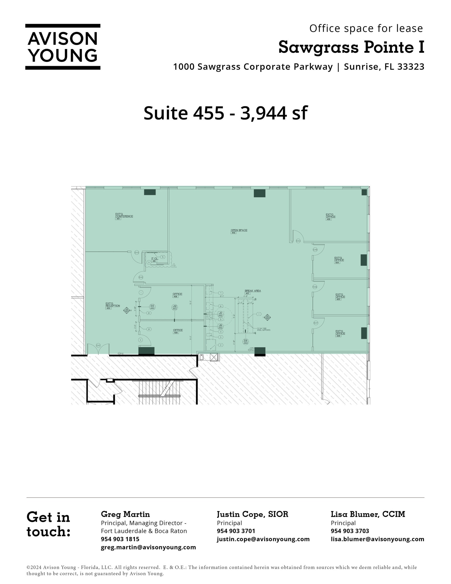 1000 Sawgrass Corporate Pkwy, Sunrise, FL à louer Photo intérieure– Image 1 sur 1