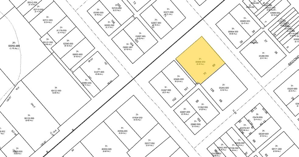 54 W High St, London, OH à vendre - Plan cadastral – Image 2 sur 5