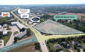 6602 NW Beaver Dr, Johnston, IA - Vue aérienne  vue de carte - Image1