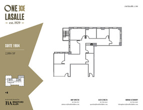1 N La Salle St, Chicago, IL à louer Plan d’étage– Image 1 sur 1