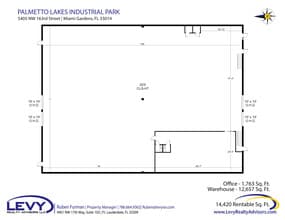 5401 NW 163rd St, Hialeah, FL à louer Plan d’étage– Image 2 sur 3