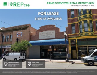 Plus de détails pour 305 S El Paso St, El Paso, TX - Local commercial à louer
