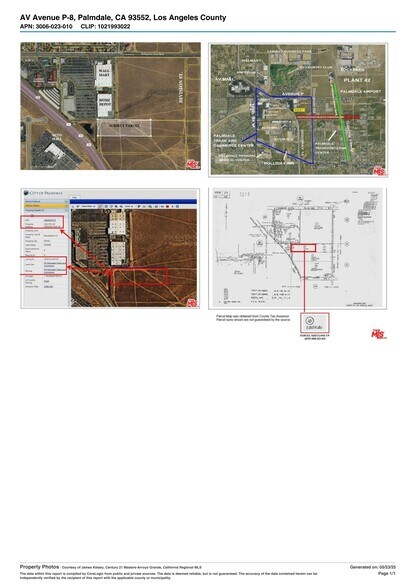 Terrain dans Palmdale, CA à vendre - Plan de site – Image 3 sur 3