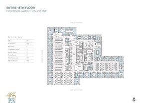 485 Lexington Ave, New York, NY à louer Plan d’étage– Image 2 sur 2
